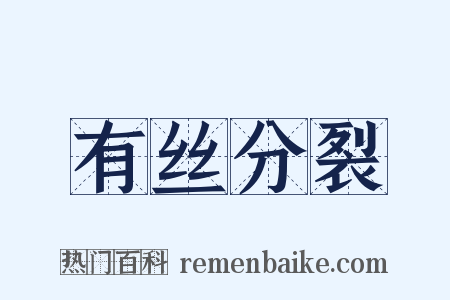 有丝分裂是什么意思的图片